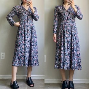 Vintage Floral Dress